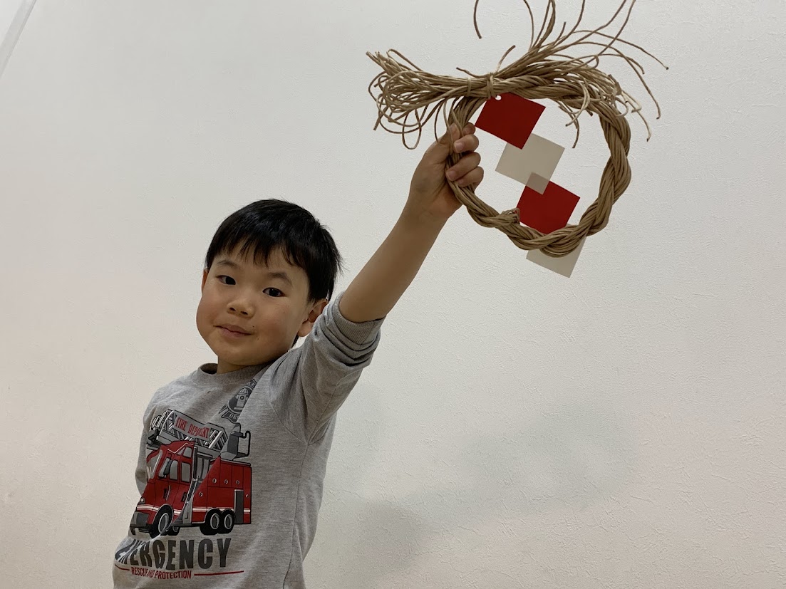 お正月のしめ縄飾り✨