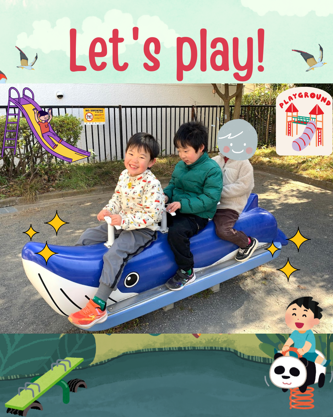 公園へ遊びに行ったよ！✨ 